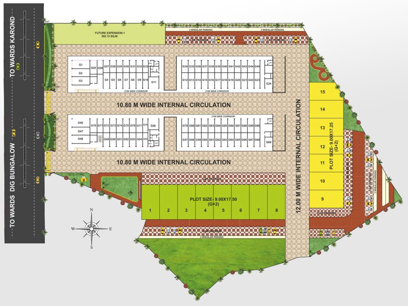Unit plan layout 1